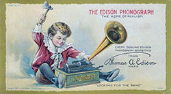 The Edison Phonograph advertisement