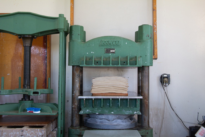 Hydraulic Press at UICB Paper Facility