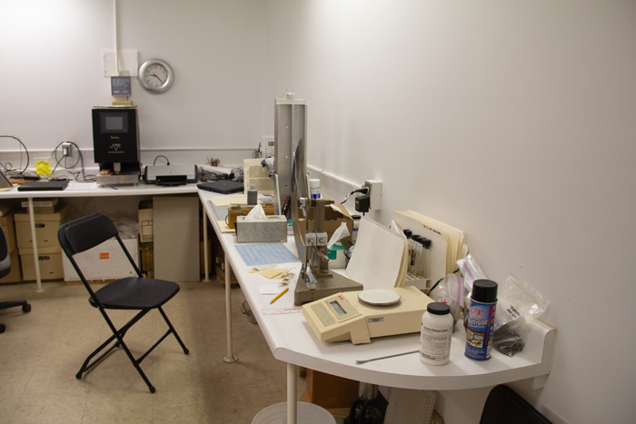 Research Lab at UICB Paper Facility