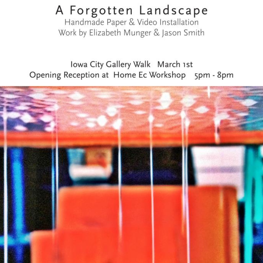 A Forgotten Landscape - an Installation by Liz Munger promotional image