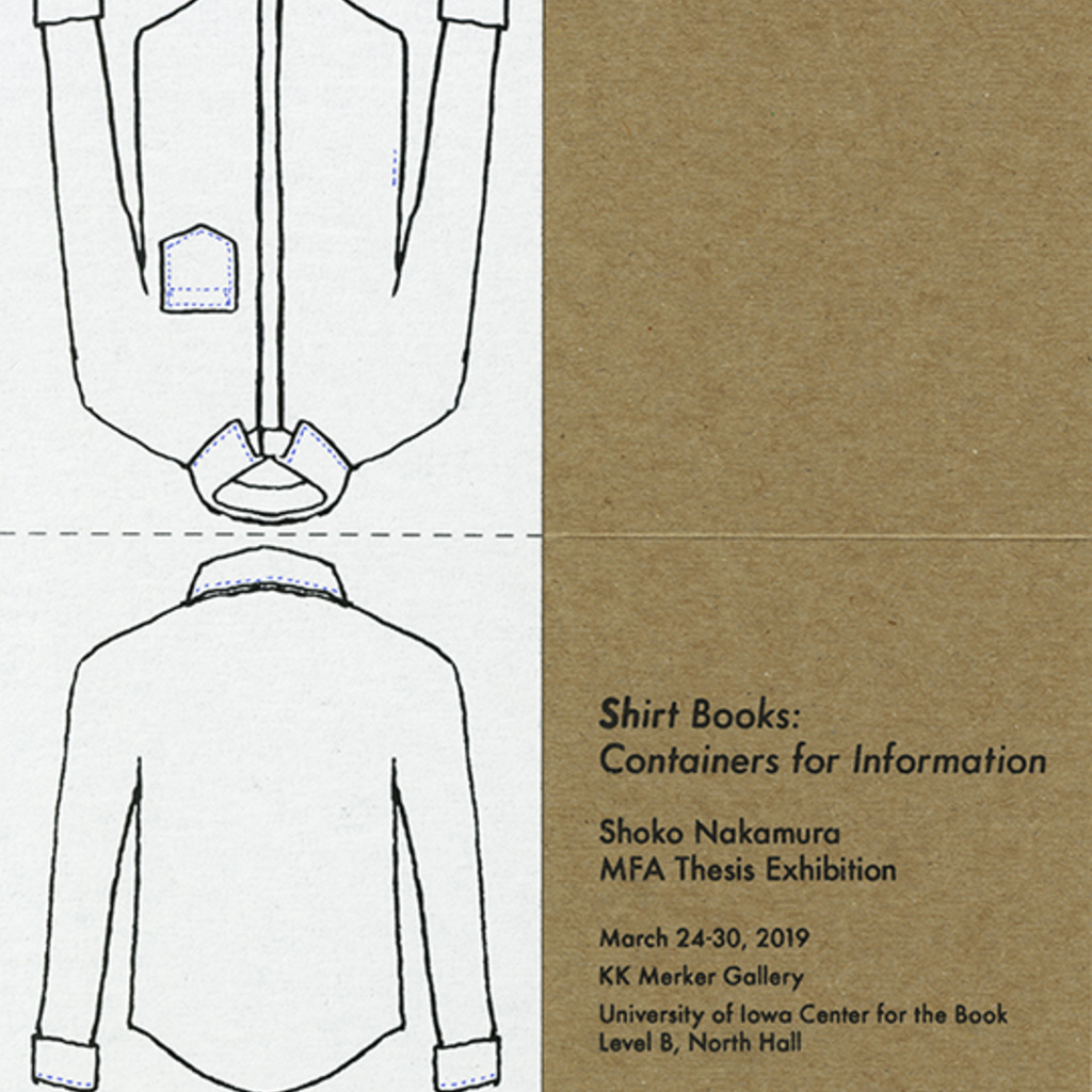 Shirt Books: MFA Thesis Exhibition by Shoko Nakamura promotional image