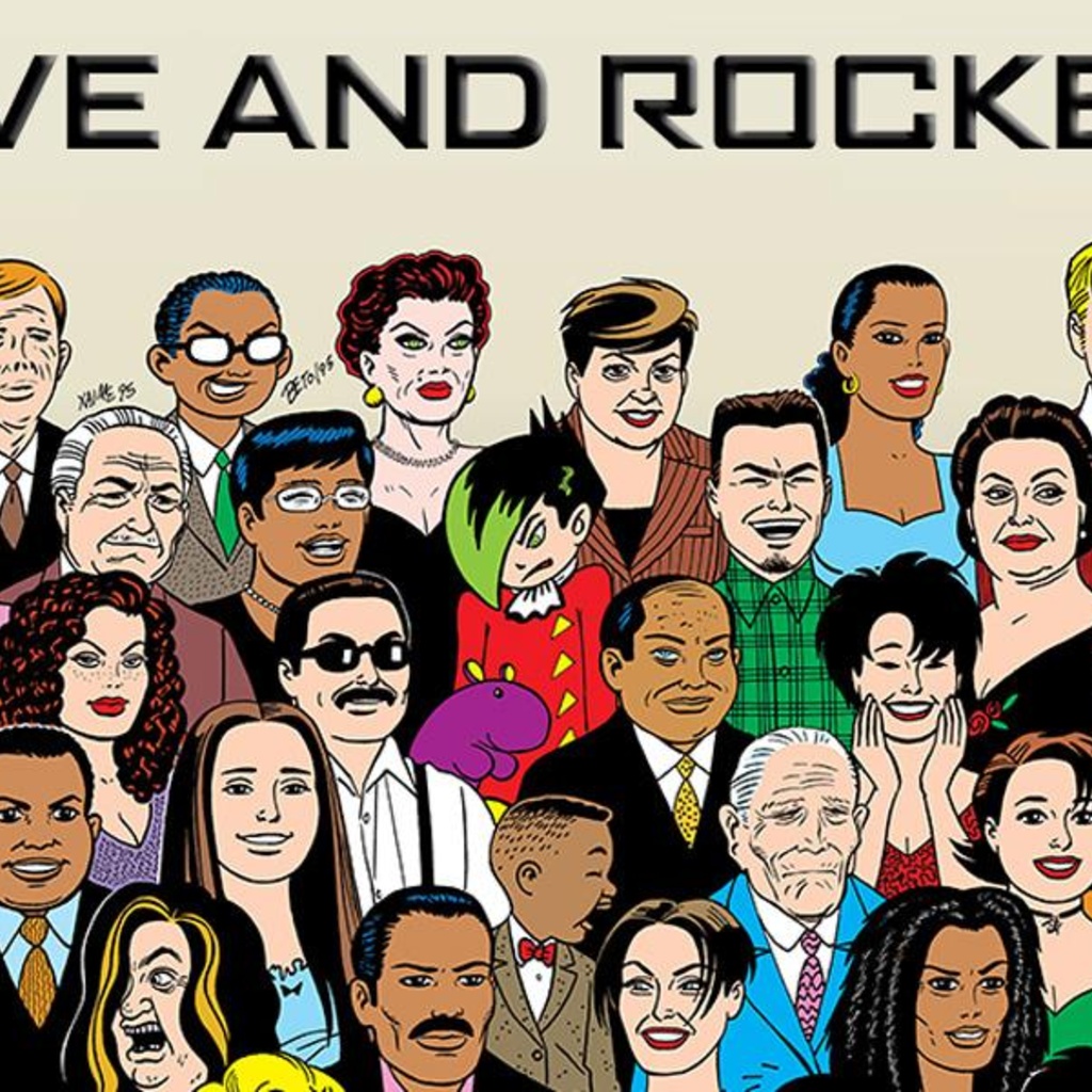 "Racial Reckoning through Comics" closing event with the Hernandez Bros. promotional image