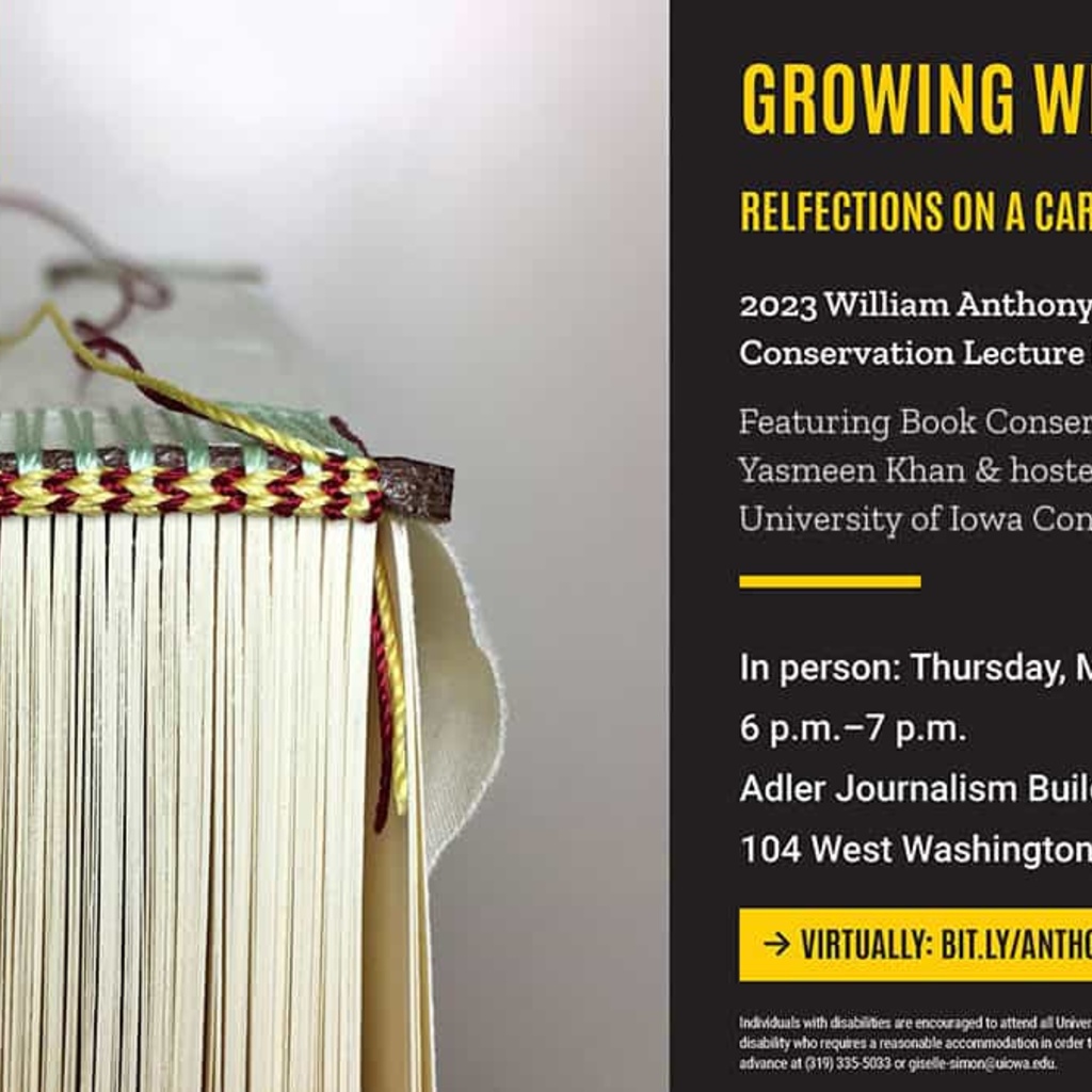 Annual William Anthony Conservation Lecture with Yasmeen Khan promotional image