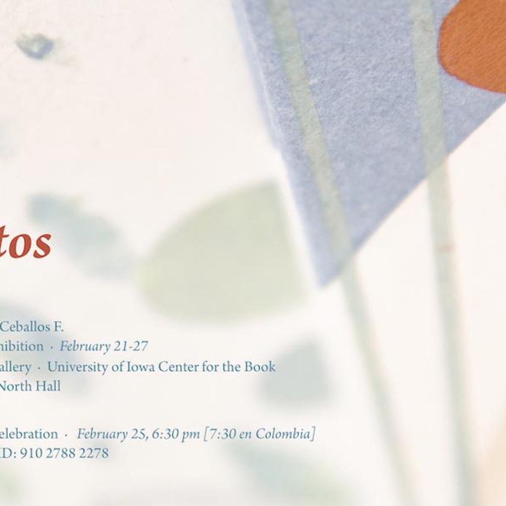 Cantos: María Carolina Ceballos Thesis Show and Artist Talk promotional image