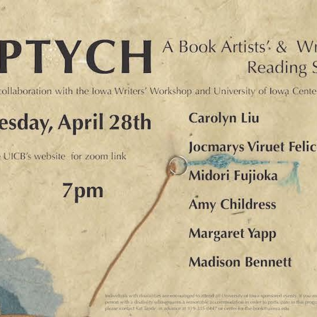 Diptych: A Book Artists' & Writers' Reading Series! promotional image