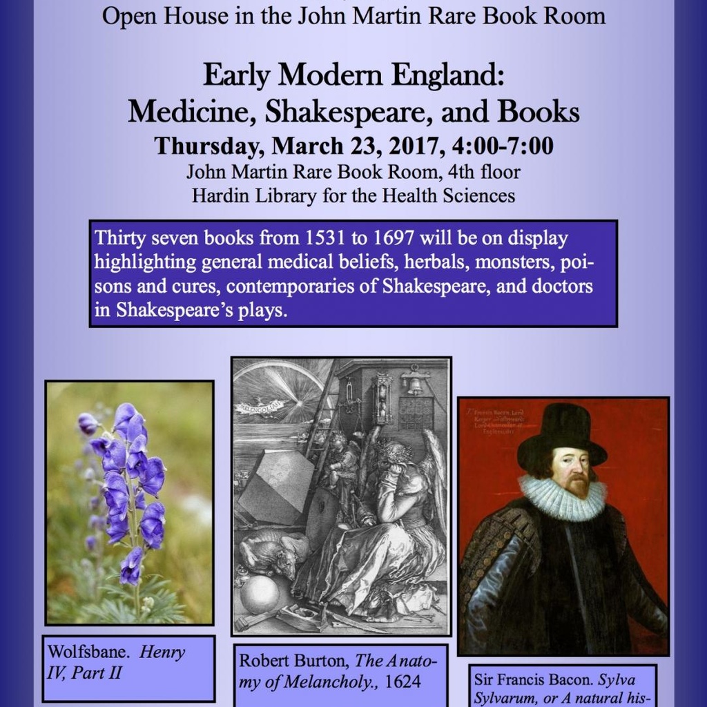 Early Modern England: Medicine, Shakespeare, and Books promotional image