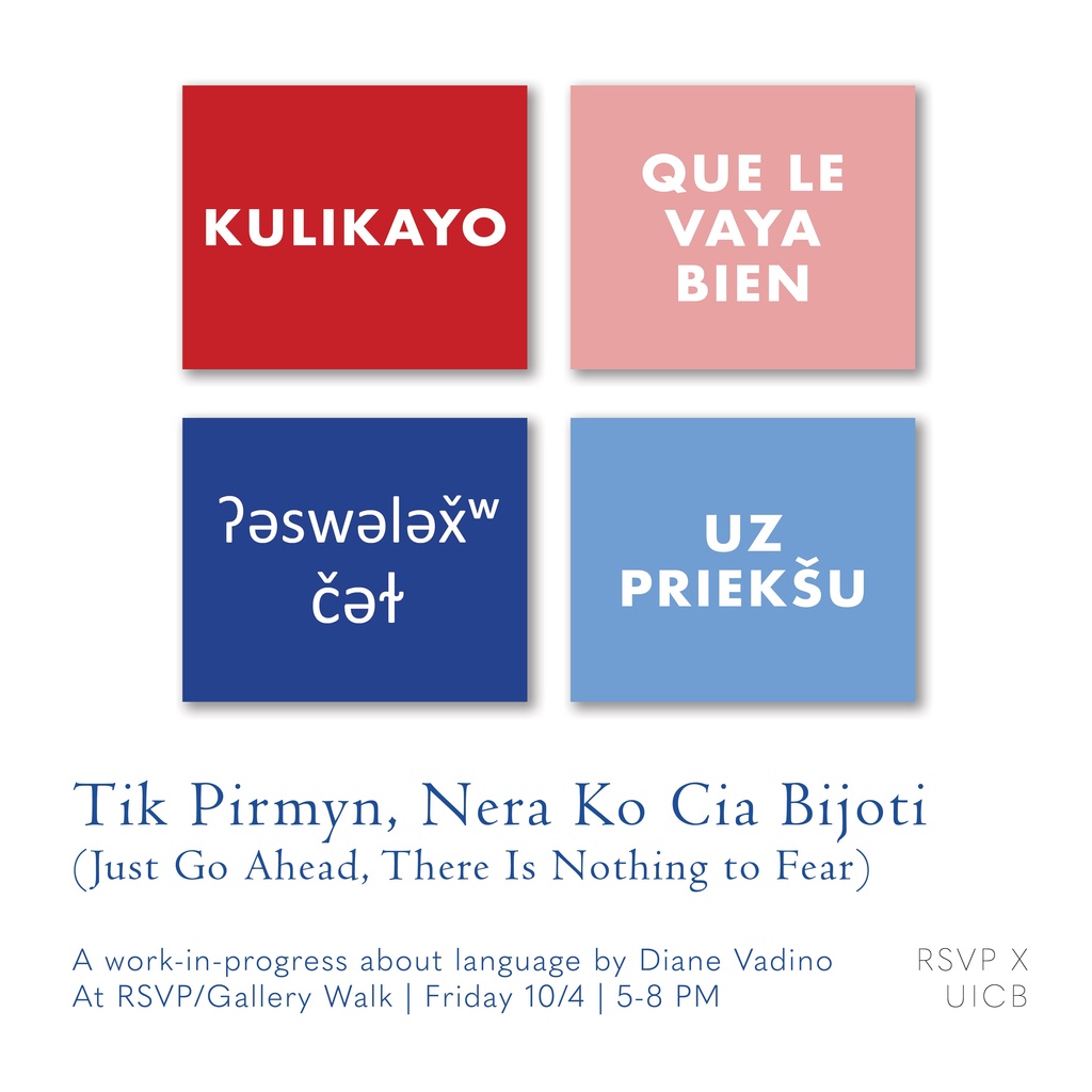 RSVP X UICB - Diane Vadino promotional image