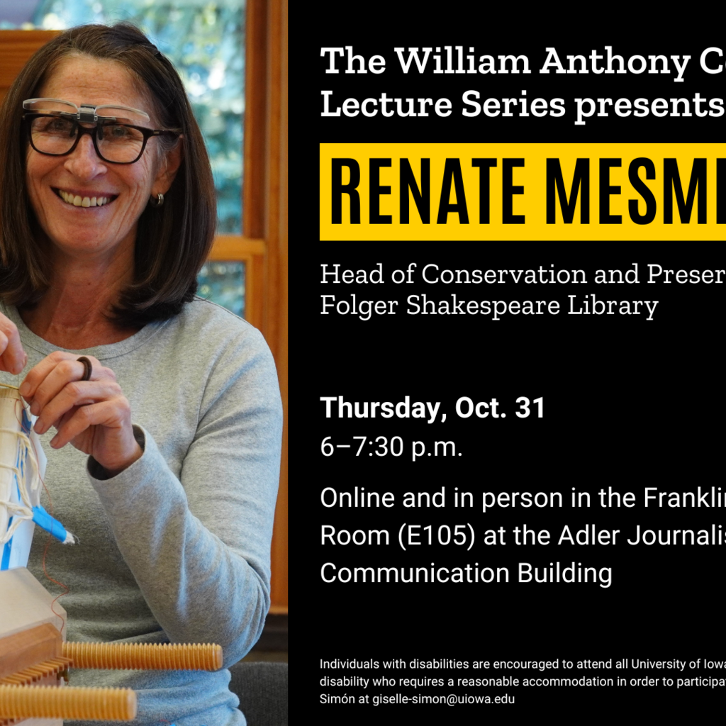 The William Anthony Conservation Lecture Series presents Renate Mesmer promotional image